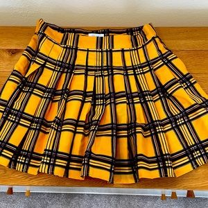 ABOUND -  “Clueless” Style Yellow Plaid Mini Skirt